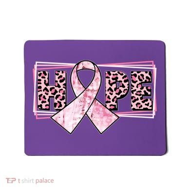 Breast Cancer Awareness Pink Hope Mousepad