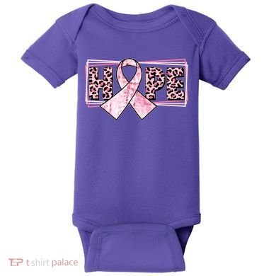 Breast Cancer Awareness Pink Hope Baby Bodysuit