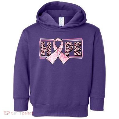 Breast Cancer Awareness Pink Hope Toddler Hoodie