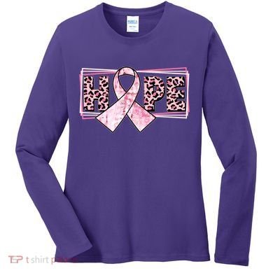 Breast Cancer Awareness Pink Hope Women's Long Sleeve Shirt