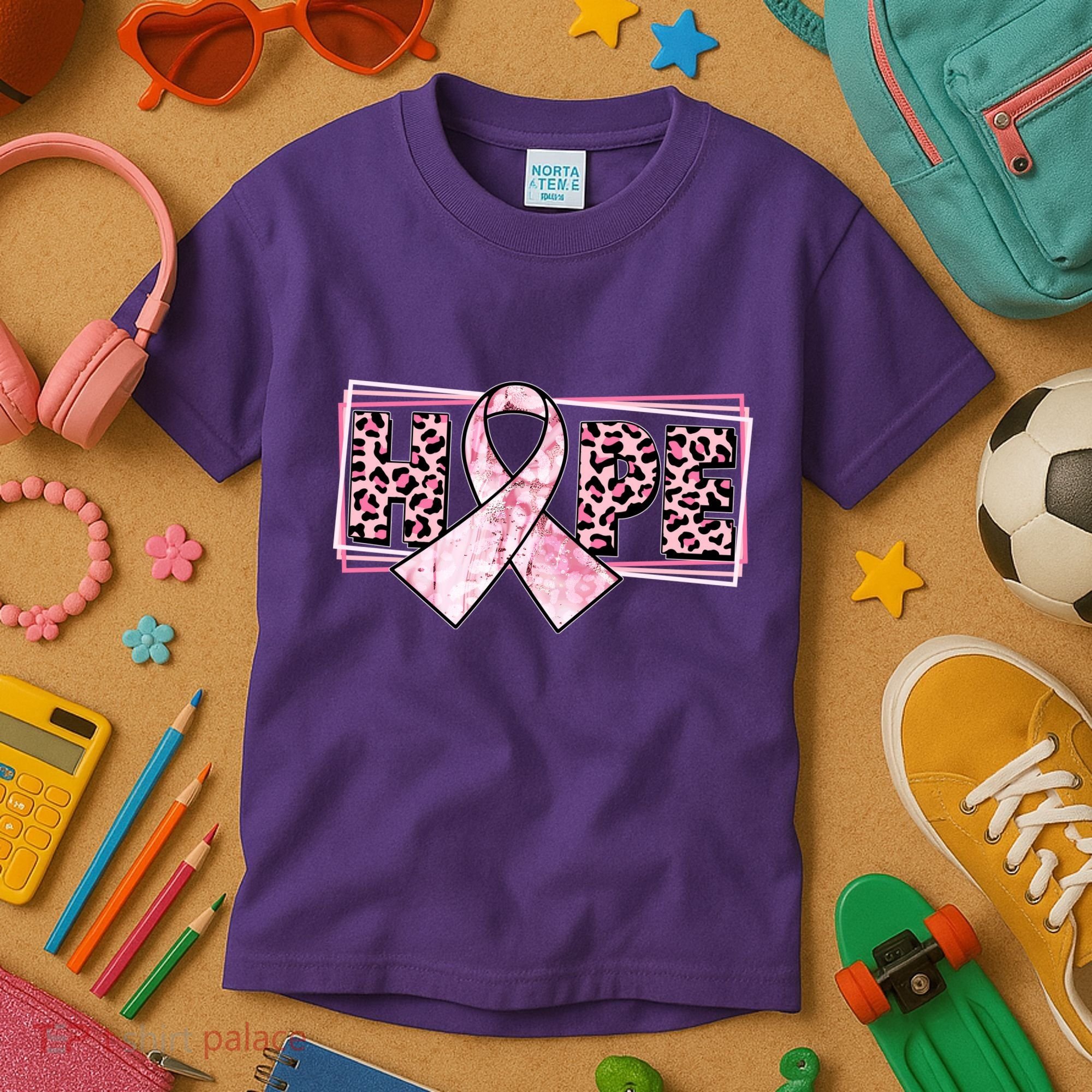 Breast Cancer Awareness Pink Hope Kids T-Shirt