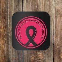 Breast Cancer Awareness Month Support Coaster thumb 0