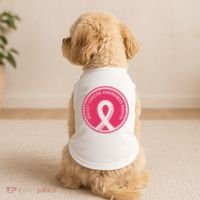 Breast Cancer Awareness Month Support Doggie Tank thumb 2