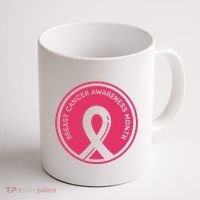 Breast Cancer Awareness Month Support Coffee Mug thumb 1
