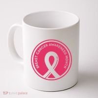 Breast Cancer Awareness Month Support Coffee Mug thumb 0