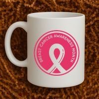 Breast Cancer Awareness Month Support Coffee Mug thumb 2
