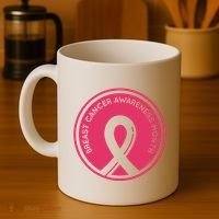 Breast Cancer Awareness Month Support Coffee Mug thumb 4