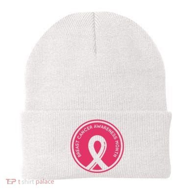 Breast Cancer Awareness Month Support Beanie