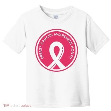 Breast Cancer Awareness Month Support Toddler T-Shirt