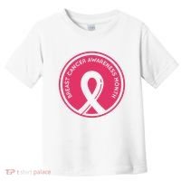 Breast Cancer Awareness Month Support Toddler T-Shirt thumb 0