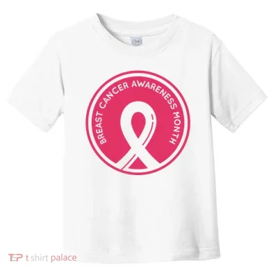 Breast Cancer Awareness Month Support Toddler T-Shirt