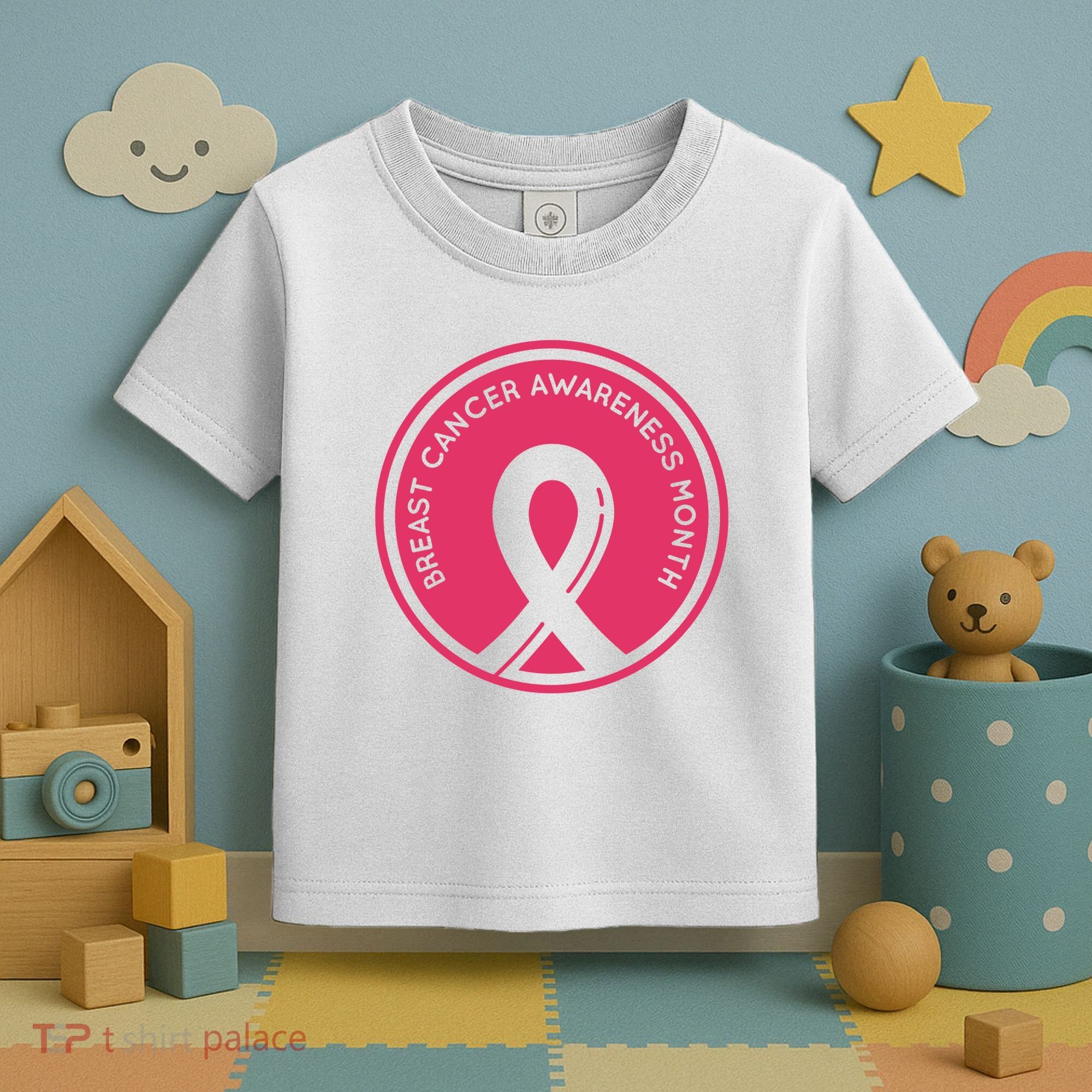Breast Cancer Awareness Month Support Toddler T-Shirt