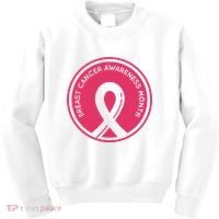 Breast Cancer Awareness Month Support Kids Sweatshirt thumb 0