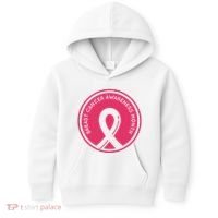 Breast Cancer Awareness Month Support Kids Hoodie thumb 0