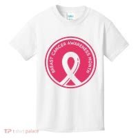 Breast Cancer Awareness Month Support Kids T-Shirt thumb 0