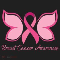 Breast Cancer Awareness Butterfly Pink Ribbon Women's Sweatshirt thumb 2