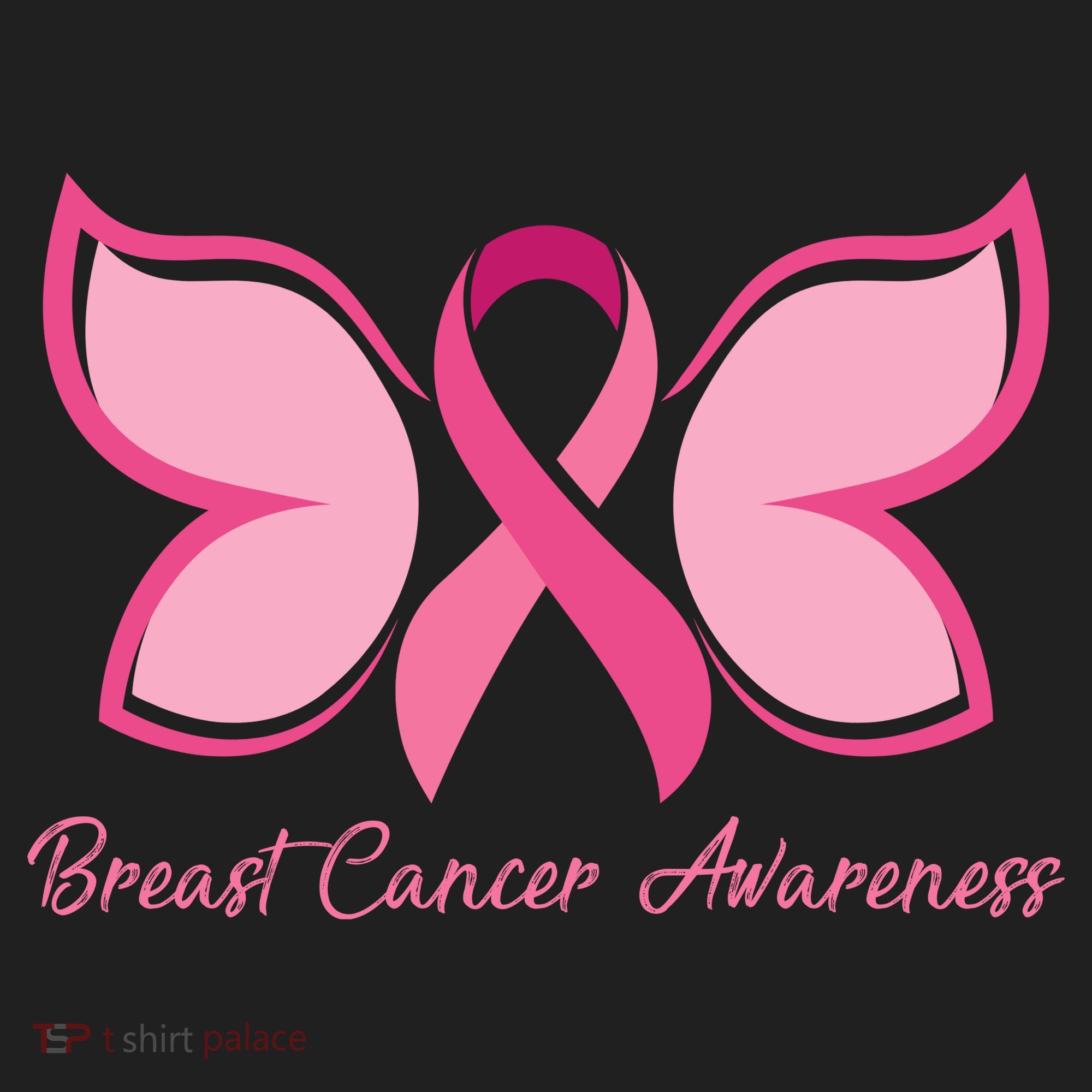 Breast Cancer Awareness Butterfly Pink Ribbon Women's Sweatshirt