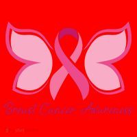 Breast Cancer Awareness Butterfly Pink Ribbon Santa Hat thumb 1