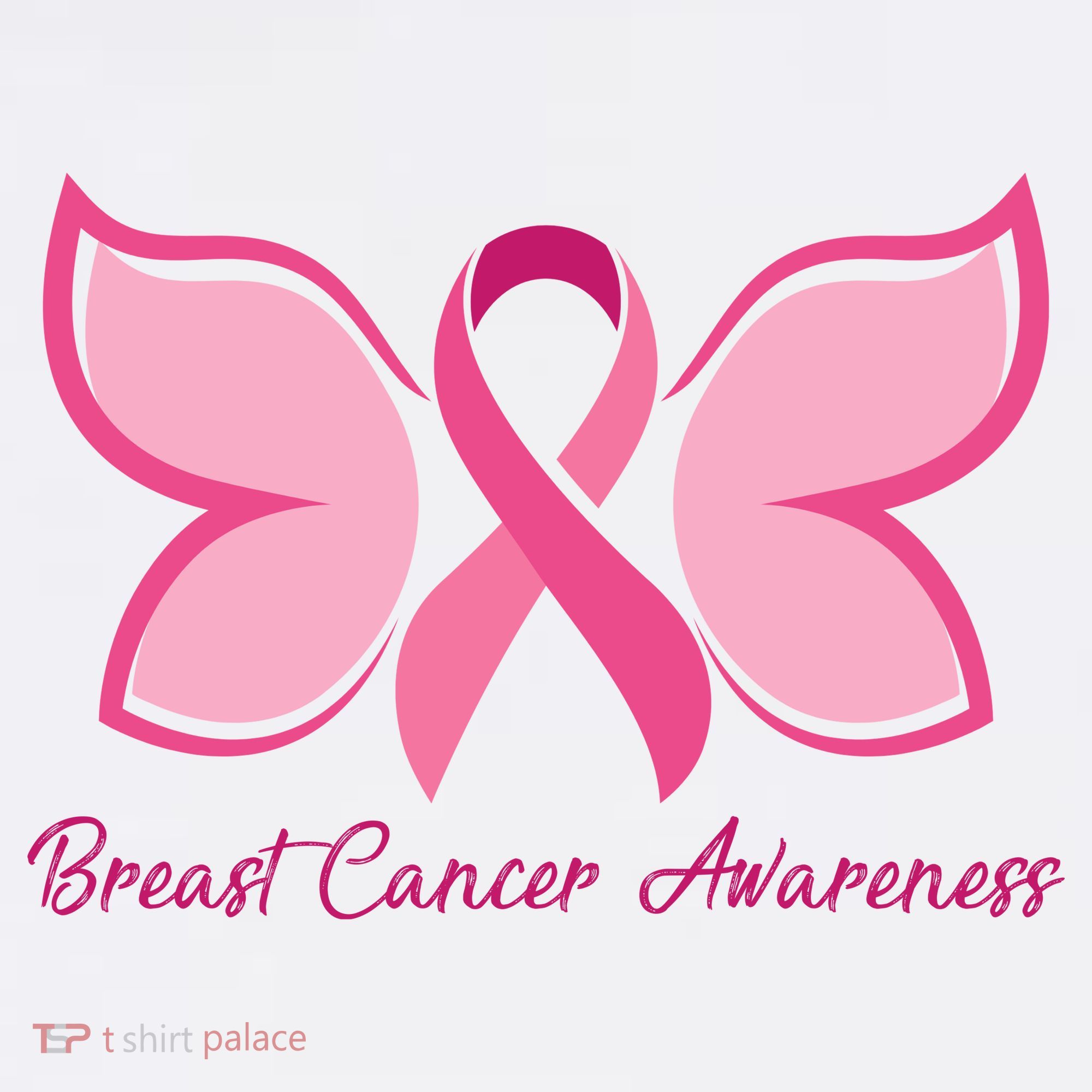 Breast Cancer Awareness Butterfly Pink Ribbon Women's Tank Top
