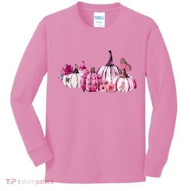 Breast Cancer Awareness Kids Long Sleeve Shirt