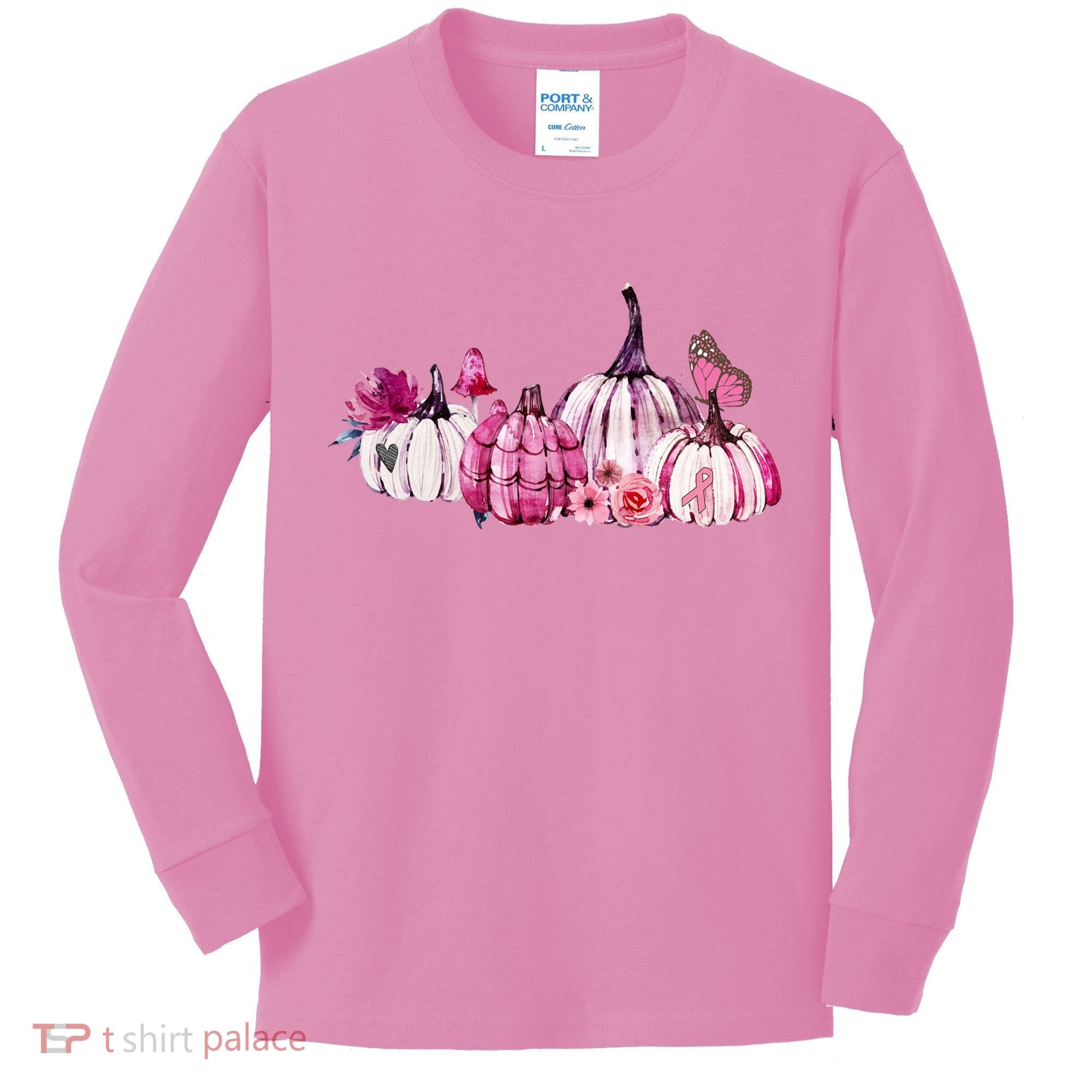 Breast Cancer Awareness Kids Long Sleeve Shirt