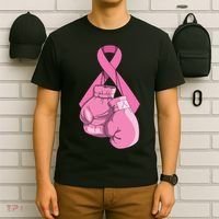 Breast Cancer Awareness Cool Gift For Women And Men T-Shirt thumb 6