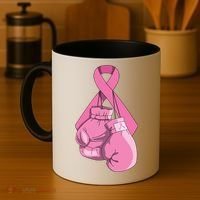 Breast Cancer Awareness Cool Gift For Women And Men Coffee Mug thumb 4