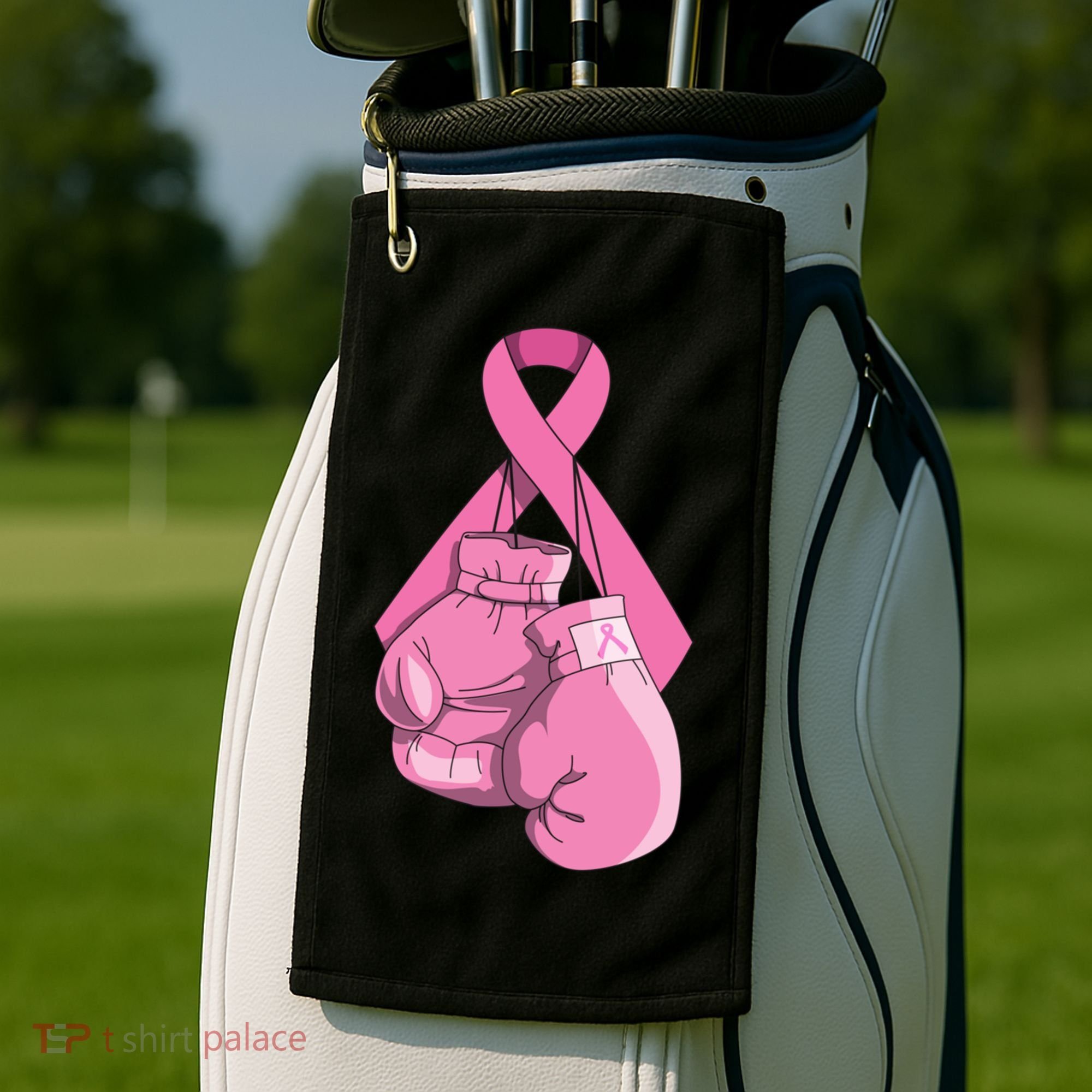 Breast Cancer Awareness Cool Gift For Women And Men Golf Towel