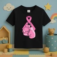 Breast Cancer Awareness Cool Gift For Women And Men Toddler T-Shirt thumb 3