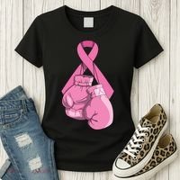 Breast Cancer Awareness Cool Gift For Women And Men Women's T-Shirt thumb 3