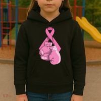 Breast Cancer Awareness Cool Gift For Women And Men Kids Hoodie thumb 3