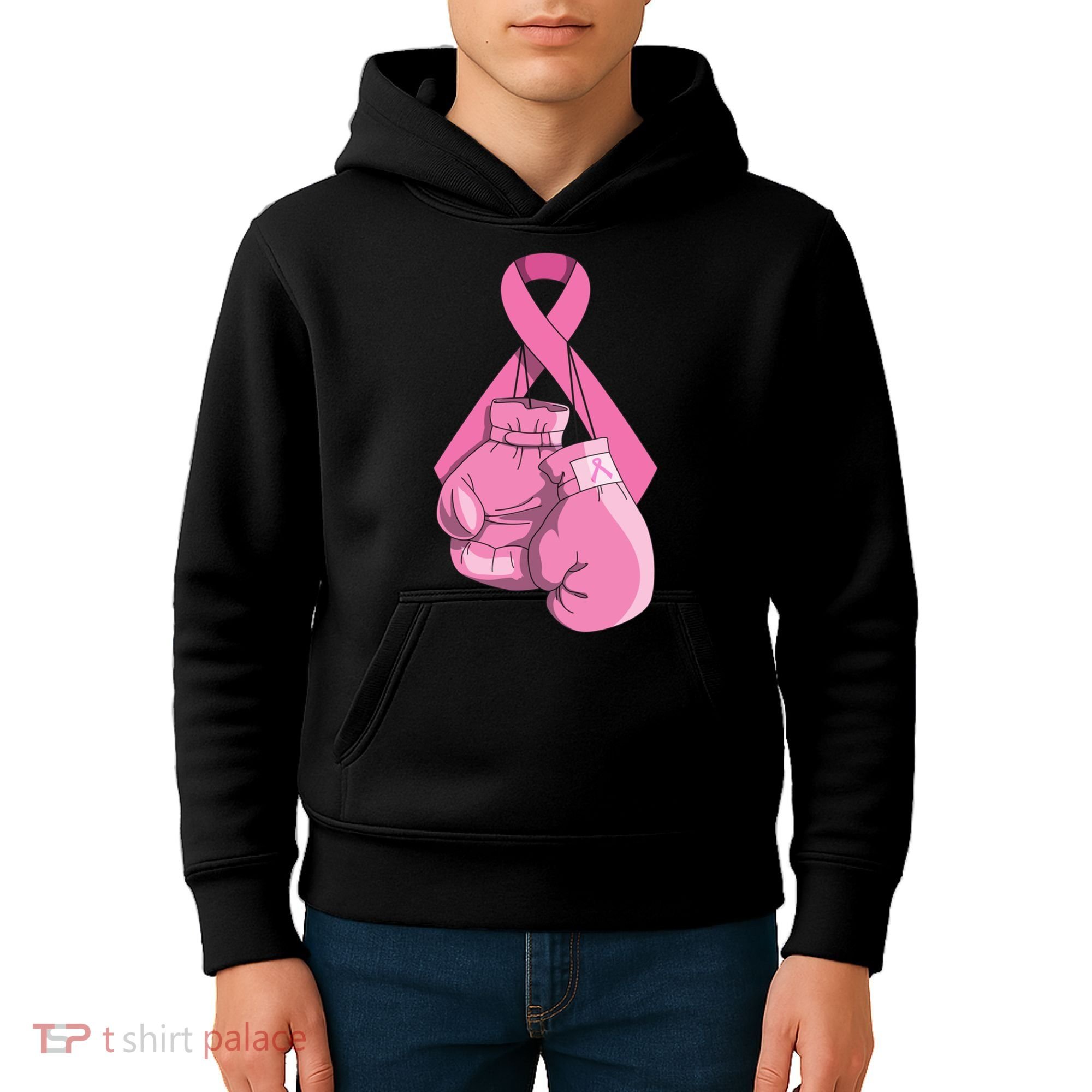 Breast Cancer Awareness Cool Gift For Women And Men Kids Hoodie