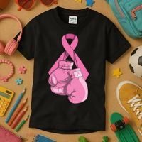 Breast Cancer Awareness Cool Gift For Women And Men Kids T-Shirt thumb 3