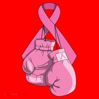 Breast Cancer Awareness Cool Gift For Women And Men Santa Hat thumb 1