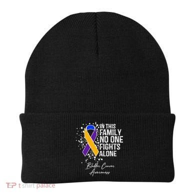 Bladder Cancer Awareness In This Family No One Fights Alone Great Gift Beanie
