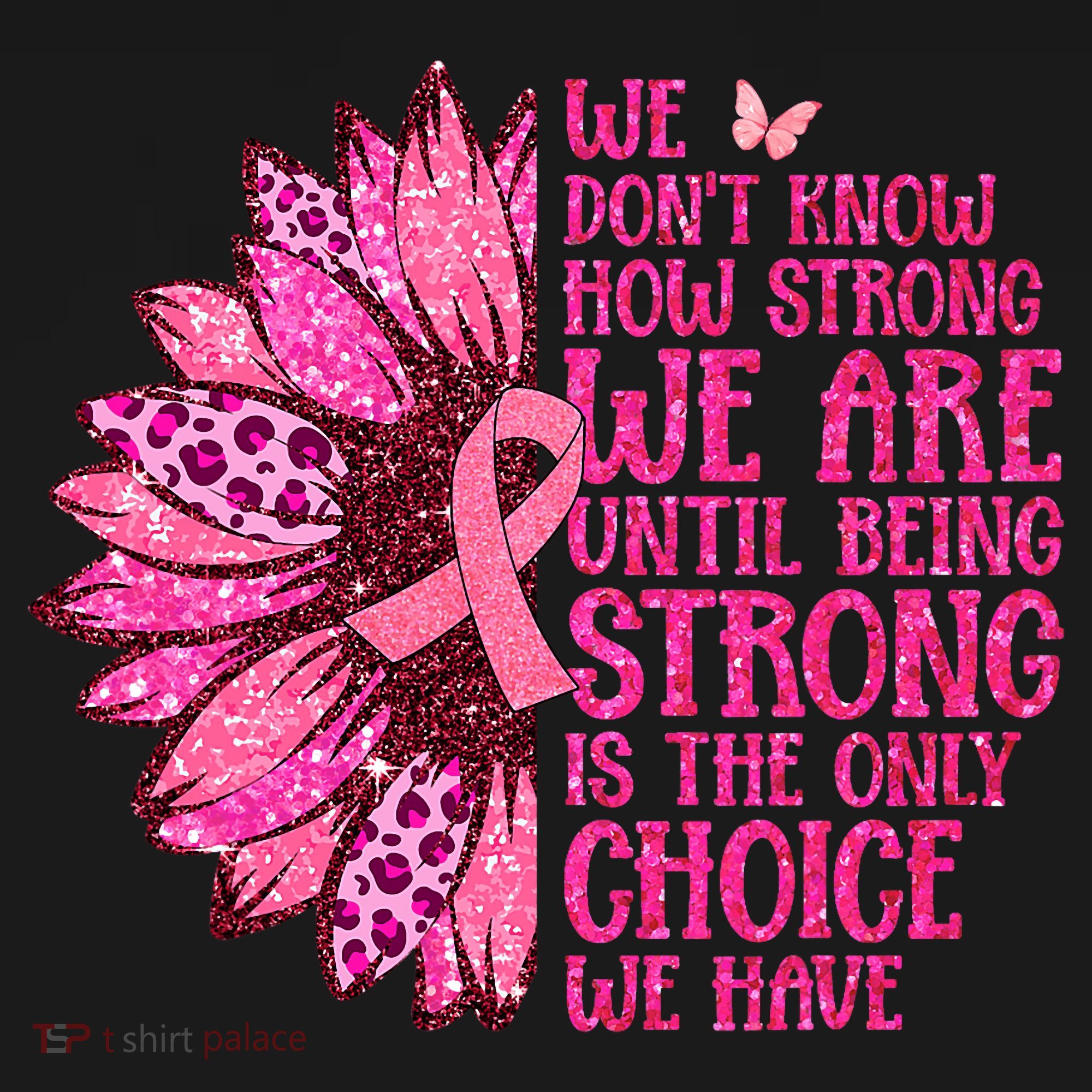 Breast Cancer Awareness Survivor In October We Wear Pink Sunflower T-Shirt