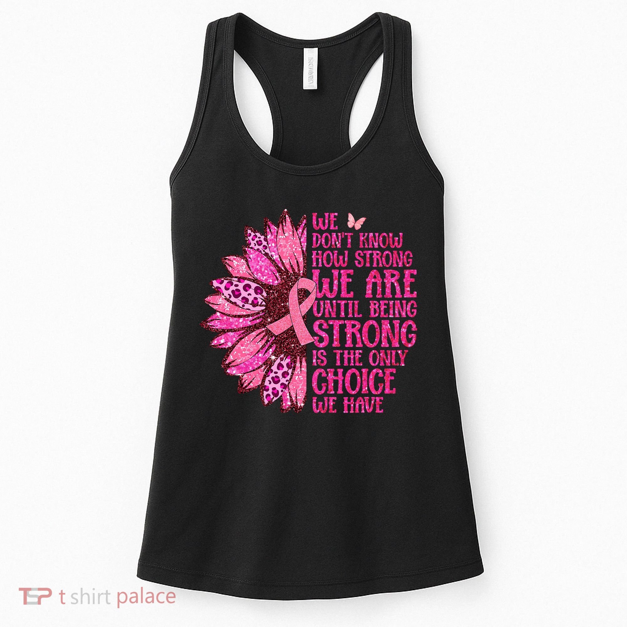 Breast Cancer Awareness Survivor In October We Wear Pink Sunflower Women's Tank Top