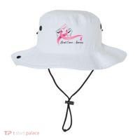 Breast Cancer Awareness Strong Fists Pink Ribbon Bucket Hat thumb 0