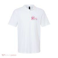 Breast Cancer Awareness Strong Fists Pink Ribbon Polo thumb 0