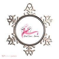 Breast Cancer Awareness Strong Fists Pink Ribbon Ornament thumb 0