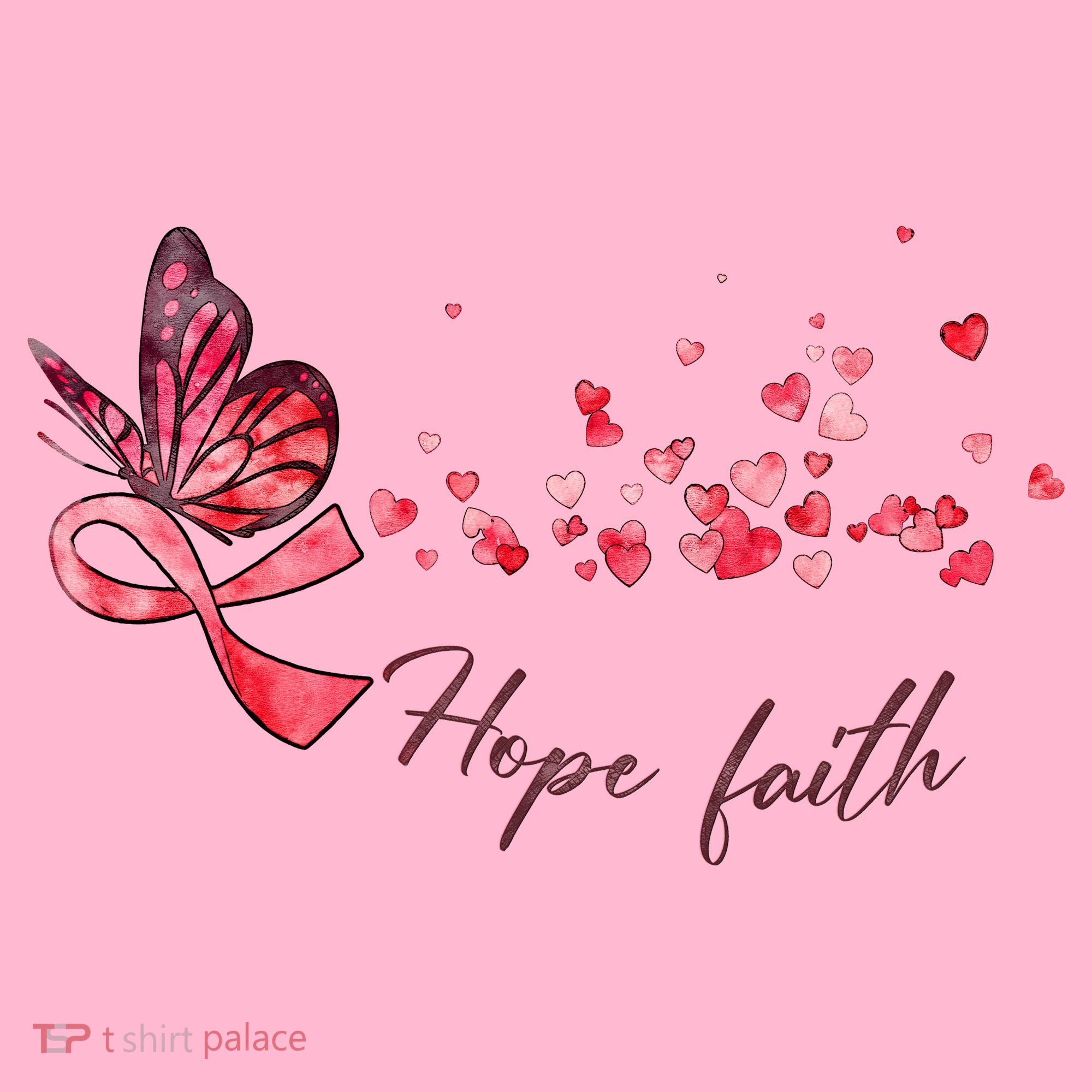 Breast Cancer Awareness Butterfly Pink Ribbon Hope Faith Mousepad