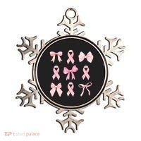 Breast Cancer Awareness Bow Ribbon Ornament thumb 0