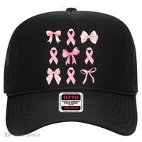 Breast Cancer Awareness Bow Ribbon Hat thumb 0
