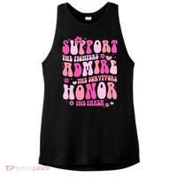 Breast Cancer Awareness Support Admire Honor Ladies PosiCharge Tri-Blend Wicking Tank thumb 0