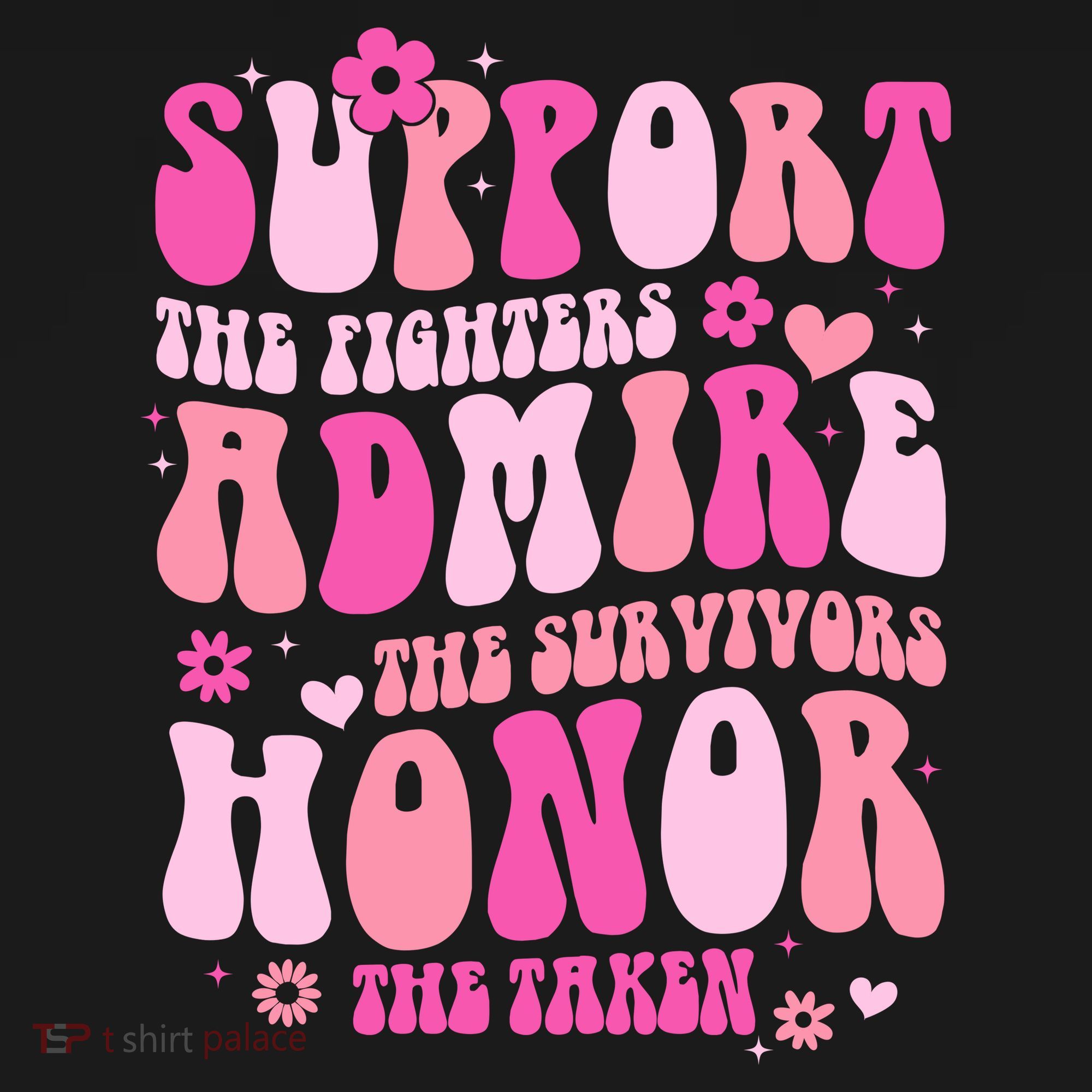 Breast Cancer Awareness Support Admire Honor Doggie Tank