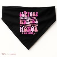 Breast Cancer Awareness Support Admire Honor USA-Made Doggie Bandana thumb 0