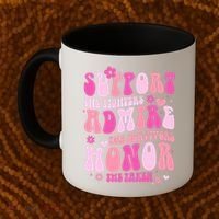 Breast Cancer Awareness Support Admire Honor Coffee Mug thumb 2