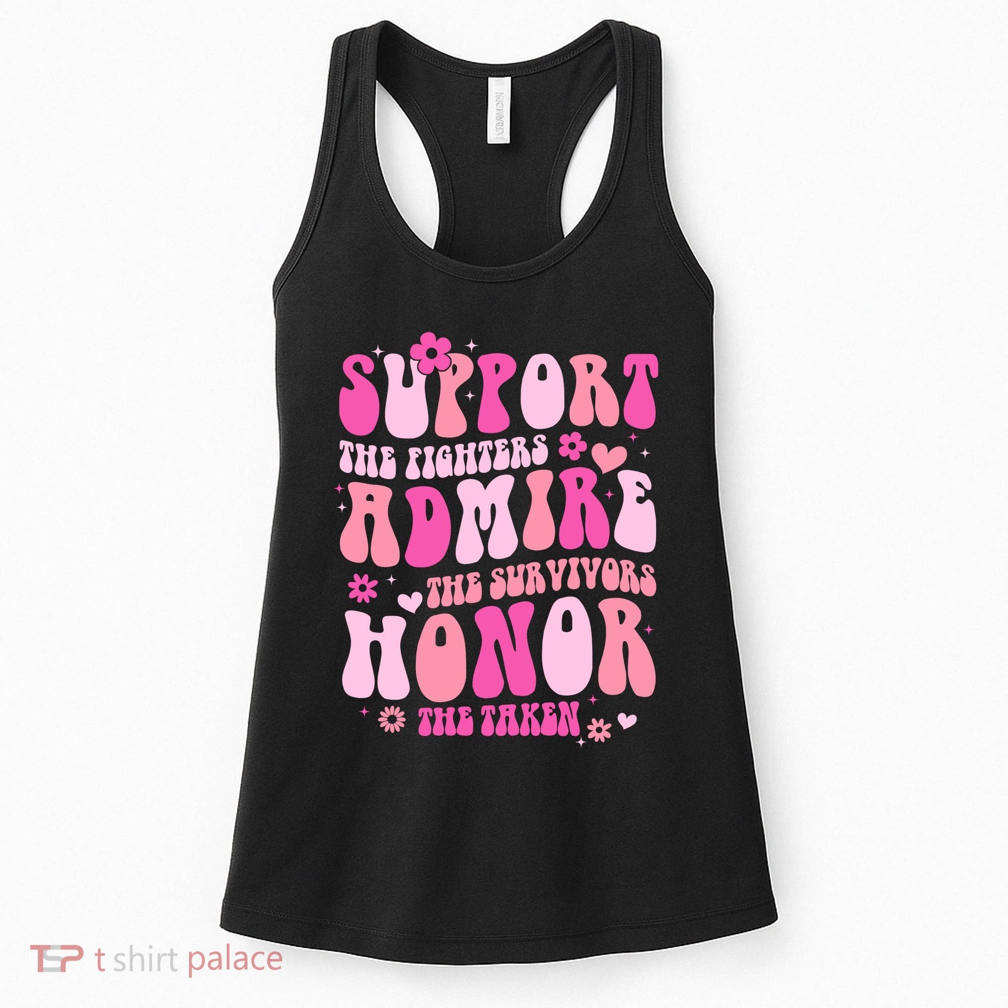 Breast Cancer Awareness Support Admire Honor Women's Tank Top