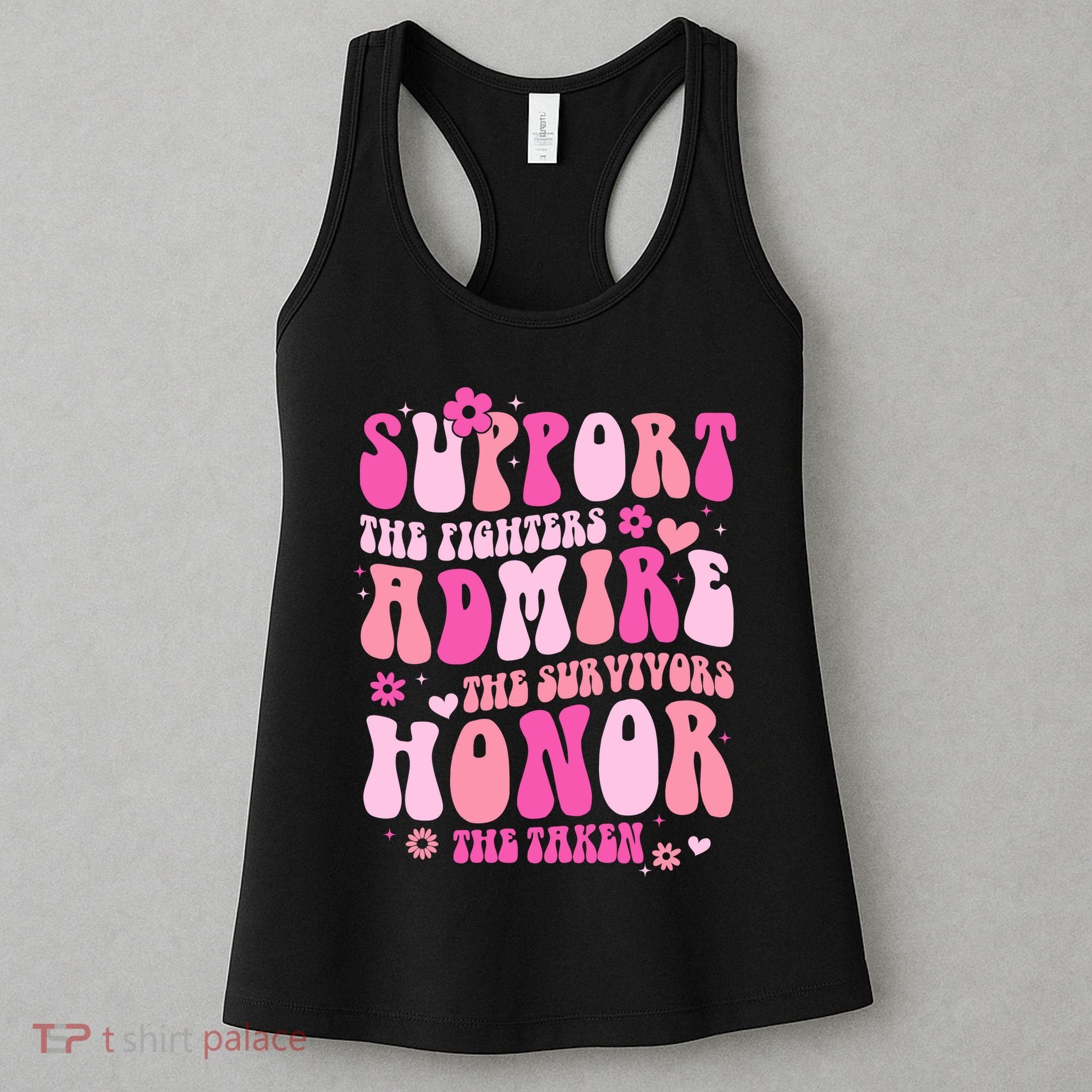 Breast Cancer Awareness Support Admire Honor Women's Tank Top