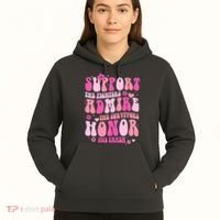 Breast Cancer Awareness Support Admire Honor Hoodie thumb 5